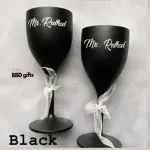 Customized Couple Wine Glasses | Wedding accesories | Wine