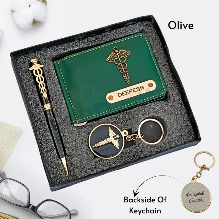 Customized Doctor Wallet Combo | Personalized Gifts for Doctors