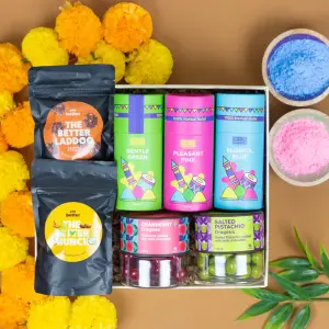 Colorful Delights Set - Holi Gifts For Employees - Corporate Gift Items