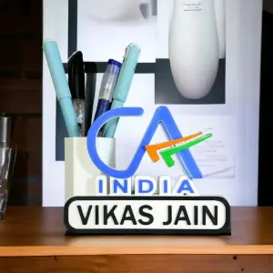 Personalized CA Penstand | Professional Pen Stand | Gift for