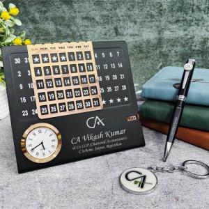 CA combo| Customized Calander Pen & Keychain combo