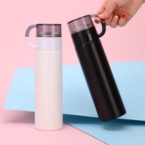 Minimalist Handle-Lid Thermos Bottle – 500ml