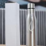 “Premium Sleek Stainless Steel Vacuum Insulated Water Bottle with Carry Strap – Durable, Leak-Proof & Travel Friendly”