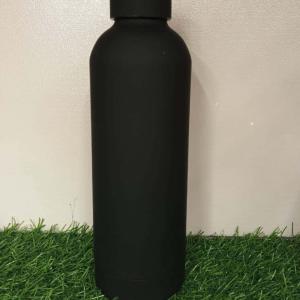 Elite Shadow Series – Premium Matte Black Stainless Steel Insulated Water Bottle"